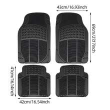 4pcs Set Of PVC Anti-Slip Car Floor Mats, Durable Liners With Anti-Skid Strips And Rounded Corners, Universal Fit For Trucks, SUVs And Sedans, Suitable For All Seasons. Please Air Out For 1-2 Days After Receiving To Eliminate Any Odor. - Black - View 9