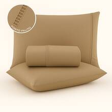 Single | Double | Queen Sheet Set With Hemstitching – A Touch Of Comfort And Refinement - Beige - View 2