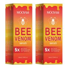 MOOYAM 1-3支装蜂毒面部精华液，蕴含肽、烟酰胺、透明质酸和甘油。这款面部护理精华液能够滋润并紧致面部肌肤，提供保湿、柔滑、提拉和紧致效果。适合所有肤质。抗衰老护肤 - BEE  ESSENCE - 查看 13