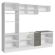 Cocina Integral Completa Modular Madesa Vik 270cm BG 06 - Blanco y Gris - Ver 10