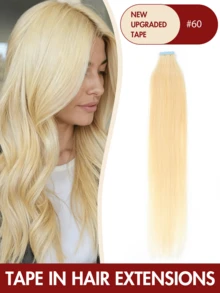 Tape In Hair Extensions Human Hair 14-24 Inch Human Hair Invisible Tape In Hair Extensions Chocolate Brown Tape-In Hair Extensions, 20 Inch Seamless Remy Wefts, Double-Sided, 30,50g Each - 20pcs Set For Women - Multicolor - View 40