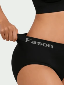 1Pc Fake Butt Shaping Pants For Women,Triangle Lifting Shapewear Panty With Removable Sponge Pad,Solid Enhancer Control Panties - 黑色 - 查看 6