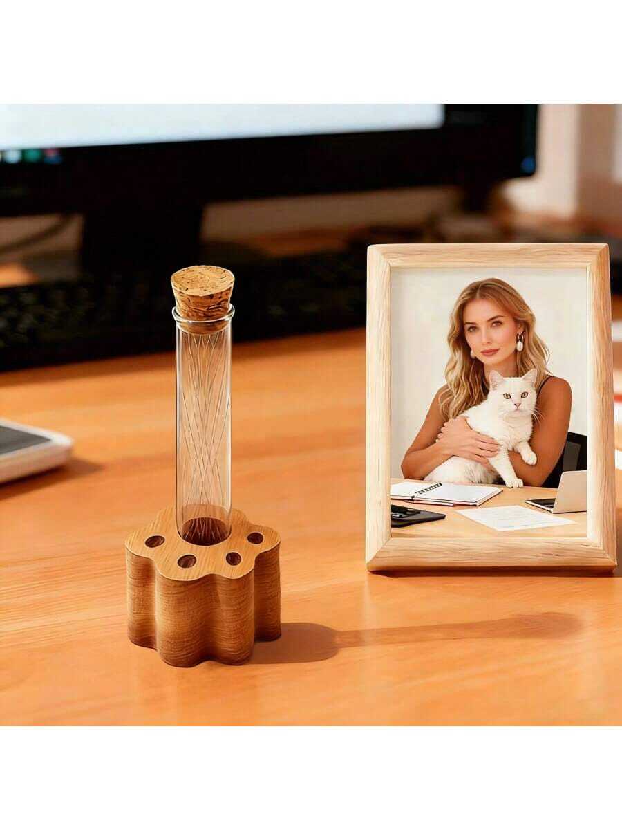 Pet Hair Collector Refrigerator Magnet, Cat/Dog Hair Collector - 9cm - View 1