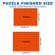 500/1000pcs Adult Puzzle - Large Eagle & Forest Wildlife 5D Illusion Effect, Challenging 3D Cube-Like Pieces, Portable Box For Adults & Families, /Christmas/Holiday Gift (500 Or 1000pcs) - Puzzle Lovers Choice 1000-Piece Vibrant Scenic Art Paper Puzzle For Adults – Relaxing Brain Teaser, Ultimate Stress-Buster, Luxury Holiday Gift Idea - Multicolor - View 4