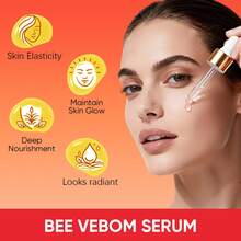 MOOYAM 1-3支装蜂毒面部精华液，蕴含肽、烟酰胺、透明质酸和甘油。这款面部护理精华液能够滋润并紧致面部肌肤，提供保湿、柔滑、提拉和紧致效果。适合所有肤质。抗衰老护肤 - BEE  ESSENCE - 查看 2