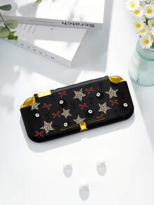 1pc Leopard Print, Star, Bow Knot, 8-Ball Pattern Switch Protective Case, Suitable For New Switch2 (2025) Console, Switch OLED, Switch2 Gen Accessories, Game Console Storage Bag, Best Gift For Switch Players - Multicolor - View 8