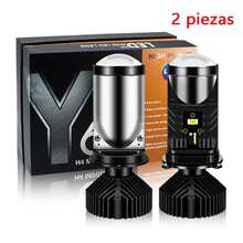 2 Pieces H4 LED Headlights High And Low Beam Multipurpose Projector For Cars And Motorcycles - A - View 1