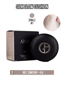 Giorgio Armani 阿玛尼丝滑柔润气垫粉底液 1# 5g，奢华定制柔滑质地，轻盈保湿，均匀贴合，打造完美遮瑕和自然轮廓，蕴含滋养肌肤成分，持久焕发光彩，奢华气垫粉盒自带镜子，适合日常妆容、旅行和馈赠。 - 黑色 - 查看 11