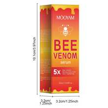 MOOYAM 1-3支装蜂毒面部精华液，蕴含肽、烟酰胺、透明质酸和甘油。这款面部护理精华液能够滋润并紧致面部肌肤，提供保湿、柔滑、提拉和紧致效果。适合所有肤质。抗衰老护肤 - BEE  ESSENCE - 查看 5