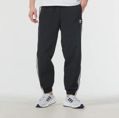  Adidas Originals Adicolor Woven Firebird Track Pants, Retro Patchwork Sporty Striped Elastic Knit Track Pants For Men