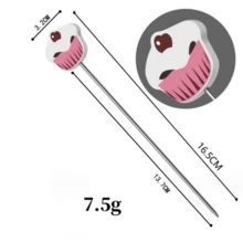 3pcs/6pcs 304 Stainless Steel Cake Tester Needles, Baking Cookies Doneness Probe, Cake Testing Tool - Multicolor - View 4
