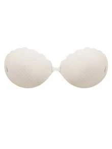 2片加厚隐形聚拢文胸，女士无背无肩带文胸，无缝自粘硅胶胸贴，适合搭配婚纱，可重复使用，四季通用隐形无背文胸 - 彩色 - 查看 20