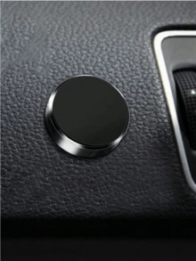 Alloy Dashboard Paste 1PC Mini Magnetic Phone Holder Made Of Metal A Multi-Functional Car Phone Navigation Holder Compatible With Iphones And Android Phones Birthday Gift Car Accessory For Family And Friends Car Phone Holder Valentine's Day Gift - Multicolor - View 3