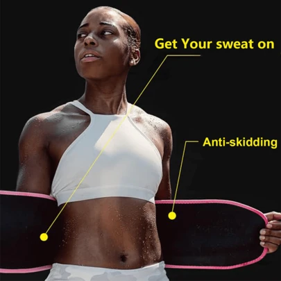 Entrenador de cintura transpirable unisex, cinturón ajustable de cintura/corsé, soporte de cintura deportivo que absorbe la humedad, disponible en rosa, negro, rojo, amarillo, tallas S-L