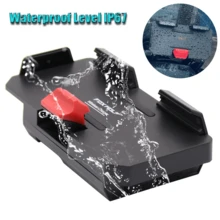 FOX WOLF 1 Red/White Label Black Wireless Charging Phone Stand Waterproof 15W Fast Charging ABS+PC Suitable For BMW R1200 R1250 R1300 F750 F700 F850 F800 GS ADV - A - View 4