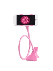 Adjustable Lazy Bracket 1pc Universal Flexible Gooseneck Phone Holder, 360° Rotatable Bed/Desk Clamp Stand, Compatible With Apple And Android Phones, Great Gift For Birthday, Family And Friends, Suitable For Office, Dorm And Home Use, Spring Gift - Multicolor - View 13