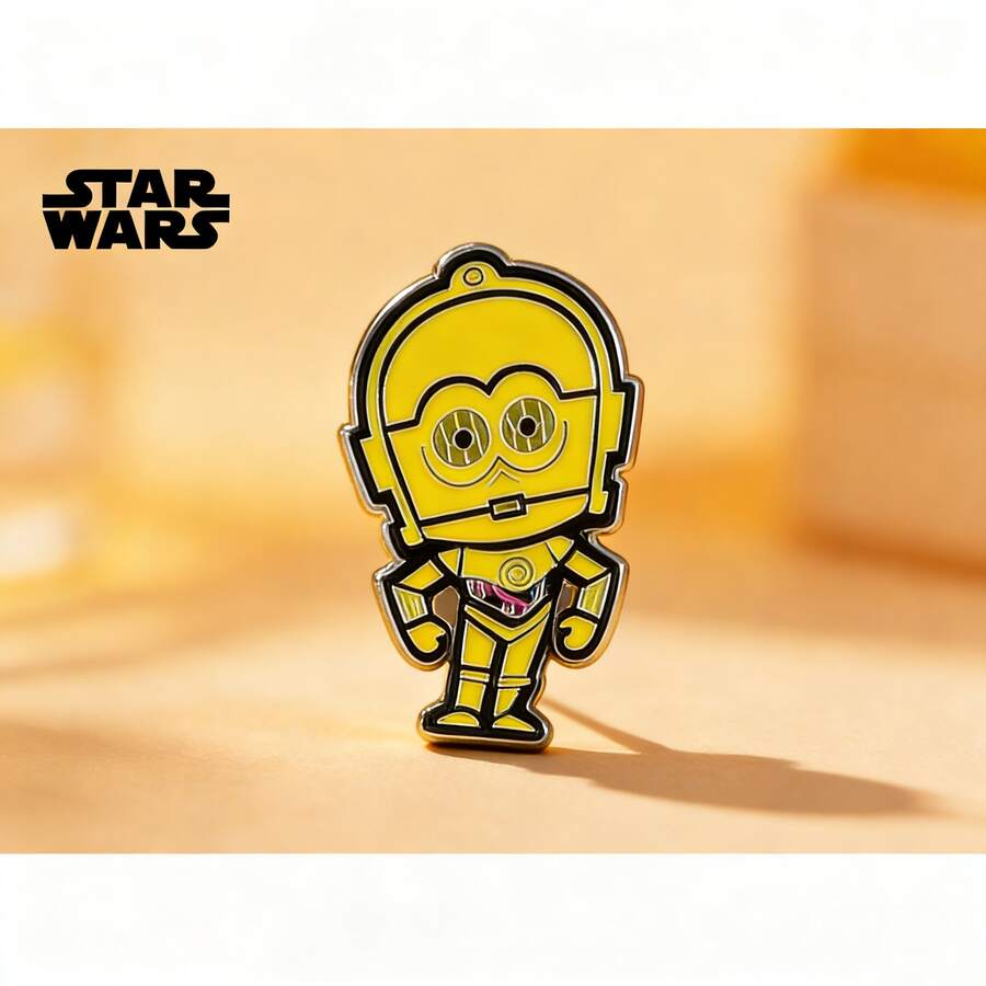 StarWars 1枚官方星球大战C-3PO徽章，适合作为礼物送给亲朋好友 - C-3PO - 查看 1