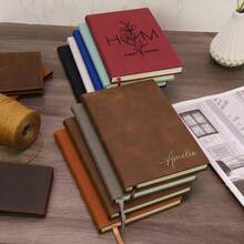 Engraved Leather Notebook, Customizable Journal, Personalized Leather Diary, Handmade Writing Notebook, Unique Writing Diary,Lined Journal,Personalized,Personalized Gifts,Engraved Journal,Blank Journal,Leather Journals,Custom Leather,Personalized Journal,Travel Journals,Journal Notebook,Custom Journals,Writing Journals,Journals - Notebook - View 3