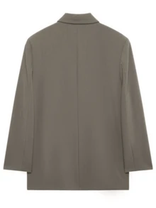 INDEFEIR Spring/Summer New Arrival Loose Double-Breasted Blazer For Women - Army Green - View 2