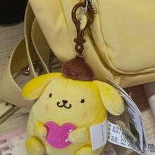 Official Sanrio Heart Series Collection Plush Keychain/Bag Charm.Super Soft And Fluffy, Beautify Your Bag, An Ideal Gift For Bag Accessories., Suitable For Fans Playing, Room Decoration And Display As Well As Cute Backpack Accessories. - Multicolor - View 4
