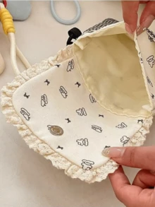 Túi đựng mỹ phẩm du lịch di động họa tiết hoạt hình có khóa kéo và dây đeo băng vệ sinh. Túi đựng băng vệ sinh nhỏ gọn và dễ thương, túi đựng đồ du lịch đa năng. Thiết kế đáng yêu, thích hợp để đựng các vật dụng chăm sóc cá nhân của phụ nữ. Lý tưởng làm quà tặng cho phái nữ, quà Giáng sinh và món quà hoàn hảo dành cho phụ nữ. - Nhiều màu - Xem 5
