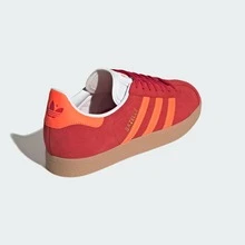 Adidas Originals Gazelle Indoor Beige Better Scarlet Casual Sneakers Women's JS1402 | Retro Heritage Style, Timeless Silhouette - 紅色 - 查看 4