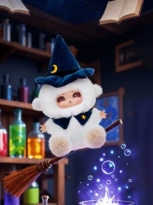 Fun Interactive Game Angel Demon Diviner Role Play Plush Doll, Suitable For Girls Boys Children Gift, Children's Day Gift, Birthday Gift, Party Favor - Multicolor - View 7