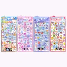 3D Embossed Shiny Crystal Sticker Set: Ocean/Candy Theme Cute Colorful Decorative Stickers - Suitable For Diary, Phone Case, DIY Crafts, Special Iridescent Rhinestone Stickers Suitable For School Supplies, Valentine's Day, New Year Atmosphere, Holiday Gifts (Random Color) - 3D Stickers 15 - View 11