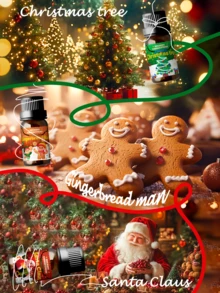 EMBRACEX. 6pcs Christmas Essential Oil Gift Set, Long-Lasting Fragrance | Suitable For Christmas Candles, Home & Car Diffusers, Christmas Decorations | Enhances Christmas Ambiance - Christmas-red - View 8