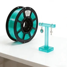 1公斤（2.2磅）PETG 1.75毫米3D打印耗材，两种颜色可选 | 高精度、高耐久性，长度330米 | 兼容大多数FDM 3D打印机和笔，适用于DIY模型和原型制作 | 附着力强 - 质地光滑，光泽度高，尺寸精度±0.02毫米 - 單件 - 查看 15