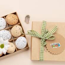 60pcs/30pcs Happy Easter Packaging Stickers, Leopard Print Easter Stickers, Easter Stickers, Easter Eggs, Easter Decorative Stickers, Party, Handmade, Card Sealing, Envelope Sealing, PVC Stickers 10pcs/30pcs - Multicolor - View 5