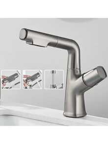 Torneira Misturador Pia Cozinha Bancada Banheiro Bancada 304 - Chumbo - Visão 4