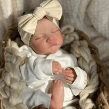 Realistic Silicone Reborn Baby Doll - Can Be Bathed - On - Champagne - View 5