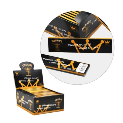 50pcs/Box, HORENT 110mm Length Series White Semi-Transparent Rolling Papers, White Slow Burning Papers, 32pcs/Booklet, Portable Compact Oversized Cigarette Rolling Papers