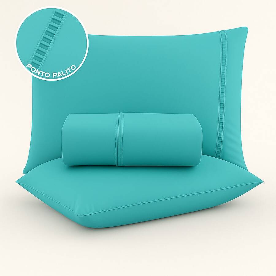 Single | Double | Queen Sheet Set With Hemstitching – A Touch Of Comfort And Refinement - Green - View 1