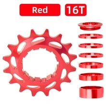 VXM 单速链条张紧器，16T/18T 飞轮张紧器，适用于单速山地自行车 - 彩色 - 查看 13