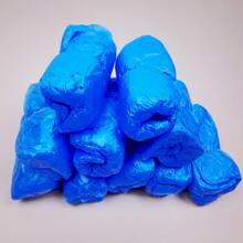 100-Piece Waterproof Disposable Shoe Cover Blue 25cm,Wedding,Y2k,Party - Disposable Shoe Covers (PE) - View 7
