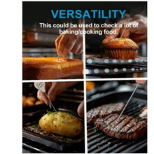 3pcs/6pcs 304 Stainless Steel Cake Tester Needles, Baking Cookies Doneness Probe, Cake Testing Tool - Multicolor - View 7