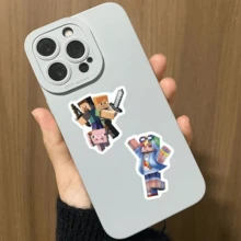[Decorative Stickers] Minecraft-Themed Stickers, Cartoon Puppy Decorative Stickers, Multiple Patterns Available, Suitable For Decorating Various Small Gifts, Phones, And Luggage - Multicolor - View 4