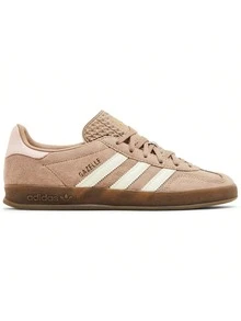 Adidas Originals Gazelle Indoor Beige Better Scarlet Casual Sneakers Women's JS1402 | Retro Heritage Style, Timeless Silhouette - màu nâu - Xem 2