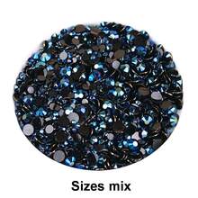 2mm-6mm Mixed Size, 2000pcs/Pack, Multi-Color, Flat Back Round Crystal Rhinestone Gems, DIY Nail Art Stones, Diamond Design Accessories, Glitter Nail Stickers Decor, Suitable For Phone Cases, Clothes, Bags, Shoes, Crafts. Nail Art Supplies, Nail Decorations. - Multicolor - View 50