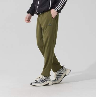  Adidas Men's Training Pants - Comfortable, Breathable, Casual, Versatile - Olive Green