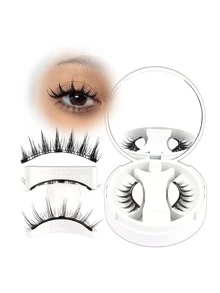 Magnetic False Lashes Clip, Convenient V-Shape Lash Applicator, Ideal For Beginners, Easy To Apply Without Battery - White - View 18