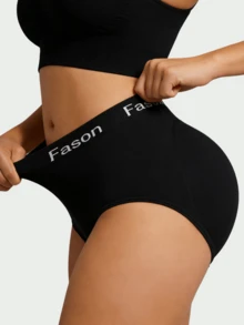 1Pc Fake Butt Shaping Pants For Women,Triangle Lifting Shapewear Panty With Removable Sponge Pad,Solid Enhancer Control Panties - 黑色 - 查看 5