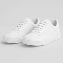 Men's And Women's White Comfortable Basic Sneakers - Sizes 34 To 43 -  + Immediate Shipping - White Air - View 3
