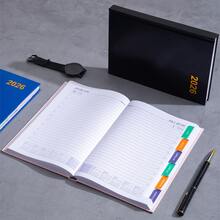 Tapsin 2026 Diary A5 Page A Day/Week To View Diary Hardback Case Bound Back Cover - Black - View 5