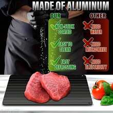 1pc Quick Thawing Tray, Frozen Food Thawing Tray, Fast Thawing Frozen Food Fruit Tray, Thawing Tray, Thawing Master, Kitchen Gadget - Multicolor - View 8