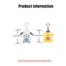 Official Sanrio Heart Series Collection Plush Keychain/Bag Charm.Super Soft And Fluffy, Beautify Your Bag, An Ideal Gift For Bag Accessories., Suitable For Fans Playing, Room Decoration And Display As Well As Cute Backpack Accessories. - Multicolor - View 9