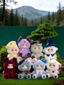 Fun Interactive Game Angel Demon Diviner Role Play Plush Doll, Suitable For Girls Boys Children Gift, Children's Day Gift, Birthday Gift, Party Favor - Multicolor - View 1