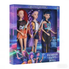 Mattel K-POP 女巫组合 Lumi Mira Zoe 乙烯基娃娃人偶礼品 - 裝飾 - 查看 3